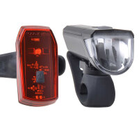 Fahrrad LED-Beleuchtungs-Set 30 LUX Frontlicht mit 2...