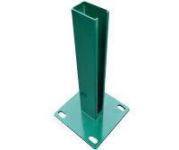 Bodenplatte Adapter 4-loch 150x150x8mm RAL6005 grün...