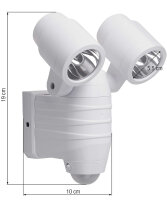 LED Außenstrahler mit Bewegungsmelder 8 Watt...