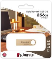 Kingston DataTraveler SE9 USB-Stick Metallgehäuse 256GB Gold USB 3.0