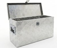 Aluminium Deichselbox Staubox Werkzeugkiste 60 x 23,5 x 30 cm