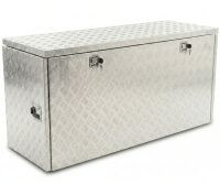 Aluminium Deichselbox Staubox Werkzeugkiste 148 x 44 x 64 cm