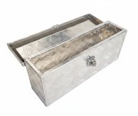 Aluminium Deichselbox Staubox Werkzeugkiste 50 x 14 x 19,5 cm