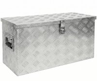 Aluminium Deichselbox Staubox Werkzeugkiste 78,5 x 28,5 x...