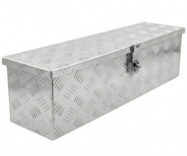 Aluminium Deichselbox Staubox Werkzeugkiste 78,5 x 20,5 x 21 cm