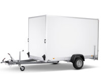 Stema STPK PKW Anhänger Kofferanhänger gebremst 255x157cm 1300kg mit Rampe
