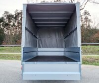 Stema STL 1300 Anhänger mit Hochplane und Spriegel 150cm 1300kg 251x128cm