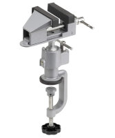 Mini Schraubstock 50mm Tischschraubstock 360° drehbar...