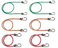Expander 6-teilig mit Haken für Fahrrad Motorrad...