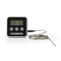 Fleischthermometer Melissa Thermometer mit LCD Display...