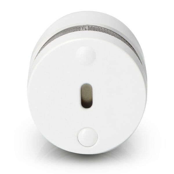 Mini Rauchmelder Batteriebetrieben Rauchwarnmelder Weiß 85dB