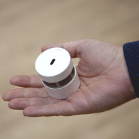 Mini Rauchmelder Batteriebetrieben Rauchwarnmelder Weiß 85dB