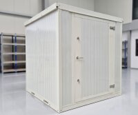 2m Isolierter Lagercontainer in RAL 9002 inkl....