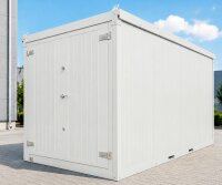 4m Isolierter Lagercontainer in RAL 9002 inkl....