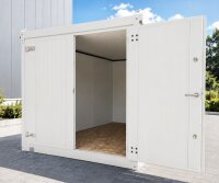 4m Isolierter Lagercontainer in RAL 9002 inkl....