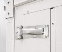 4m Isolierter Lagercontainer in RAL 9002 inkl. großer Doppeltür