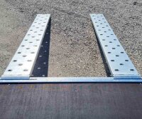 2x Stahlauffahrrampe Rampe Auffahrrampe Auffahrschiene...