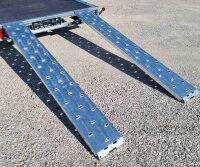 2x Stahlauffahrrampe Rampe Auffahrrampe Auffahrschiene 1500kg pro Rampe