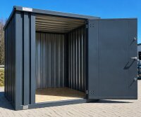 2m BASIC Container Anthrazit RAL 7016 mit...
