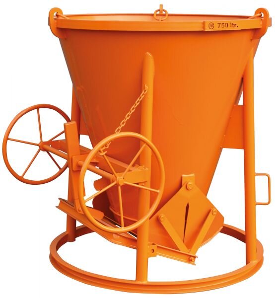 Eichinger Betonsilo Rund konische Form 250L mit Handradbetätigung 1011H.3