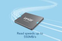 Lexar NQ100 interne Festplatte 240GB 2,5" SATA III...