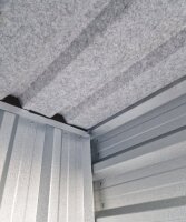 Mini Lagercontainer mit Antikondensat und Einflügeltür 1,20 x 1,20 m