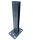 Bodenplatte Adapter 6-loch 100x150x8mm RAL7016 für Zaunpfosten