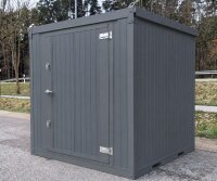 2m Isolierter Lagercontainer in RAL 7016 inkl....