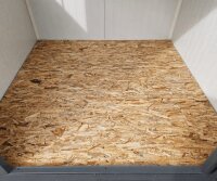 2m Isolierter Lagercontainer in RAL 7016 inkl. großer Einflügeltür