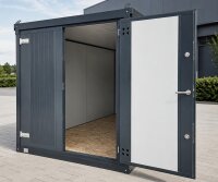 4m Isolierter Lagercontainer in RAL 7016 inkl....