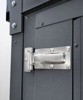 4m Isolierter Lagercontainer in RAL 7016 inkl. großer Doppeltür