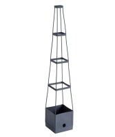 Pflanzturm Tomatenpflanzturm 150 x 25 x 25 cm mit...
