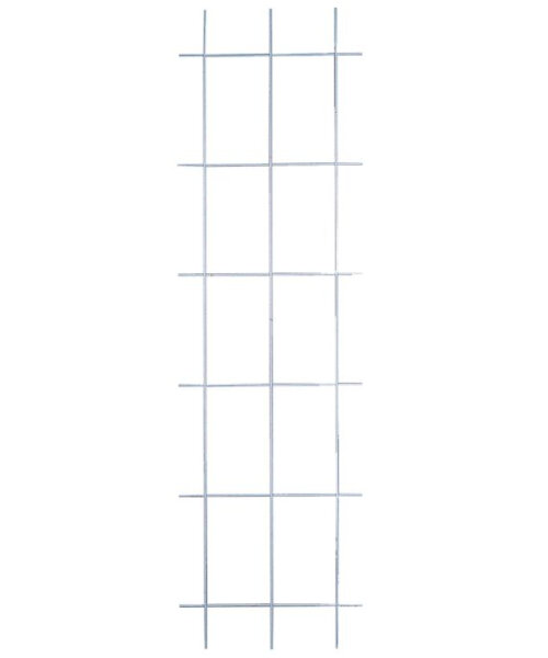 Spaliergitter 3-strebig Rankhilfe weiß 150x45cm mit Montagesatz