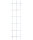 Spaliergitter 3-strebig Rankhilfe weiß 150x45cm mit Montagesatz