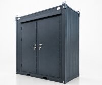 WC Sanitärcontainer mit Doppelkabine - Klo für...