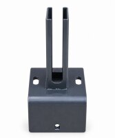 Bodenplatte Winkeladapter 120x120x120mm RAL7016 für...