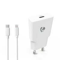 Ladegerät USB-C auf Lightning Schnellladegerät 1m Weiß für iphone Apple 20W