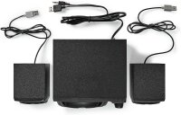 PC Gaming Lautsprecher 2.1-System Boxen Musikboxen mit Subwoofer 33W