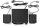 PC Gaming Lautsprecher 2.1-System Boxen Musikboxen mit Subwoofer 33W