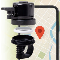 Fahrradglocke für Smart Tracker schwarz mit...