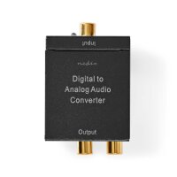 Digital Audio Converter Toslink + S/PDIF zu 2x RCA +...