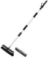 Waschbesen Waschbürste 160cm mit Teleskop inkl. 2...