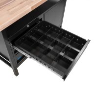 Güde Werkbank P 1200 SLT Black Line Werkstattschrank Tisch Werkbank ohne Inhalt