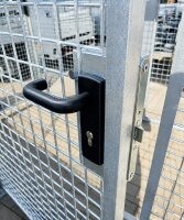 Gasflaschencontainer verzinkt mit Dach für bis zu 72...