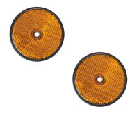 2x Reflektor orange Rückstrahler Seitenstrahler...