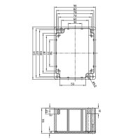 Aluminium Gehäuse Box für Platinen...