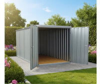 3m Schnellbaucontainer- mit Doppelflügeltür und...