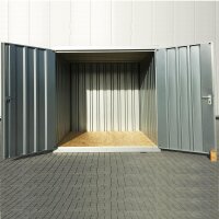 3m Schnellbaucontainer- mit Doppelflügeltür und Kranösen 3100 x 2100 x 2100 mm