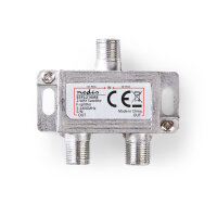 Nedis Sat F- Verteiler Antennen-Verteiler F-Kupplung - 2...