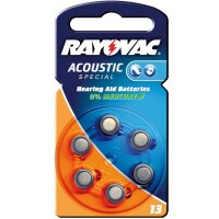 6x Batterie PR48 13A V13 1,4V Rayovac Knopfzelle für...